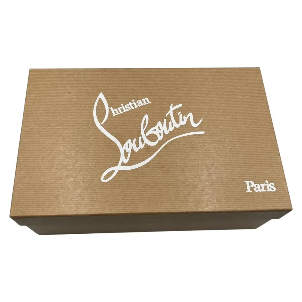 Christian Louboutin Pumps Heels Cross Blake 100 Patent Leather Electric Blue 37